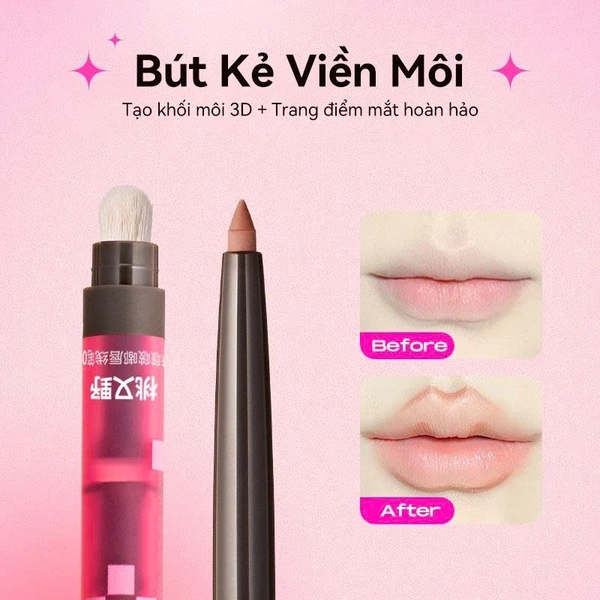 Chì Kẻ Viền Môi Pink Punk
