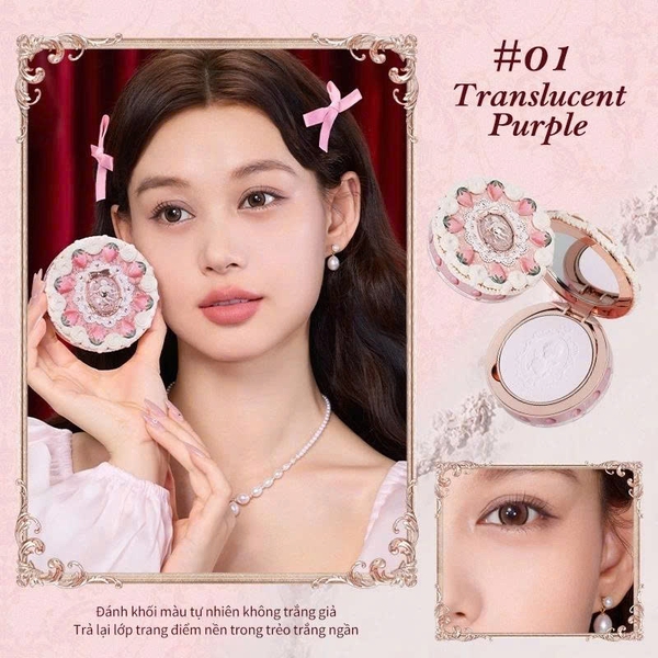 Phấn Phủ Nén Flower Knows Strawberry Cupid