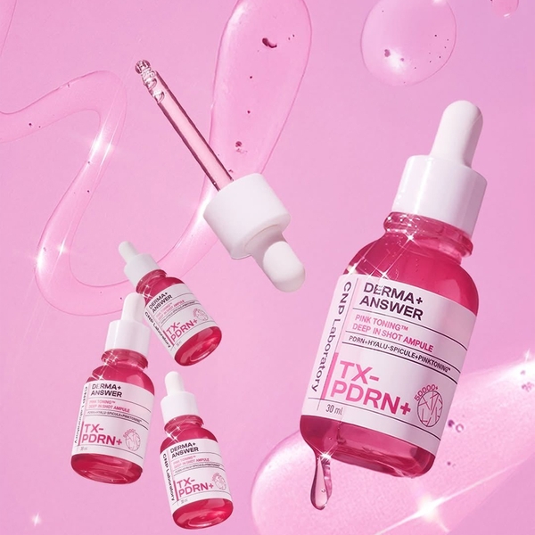Tinh chất vi kim dưỡng sáng mờ thâm CNP Derma Answer Pink Toning Deep-in Shot Ampoule