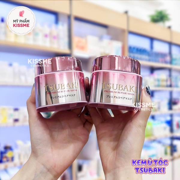 Ủ Tóc TSUBAKI Màu Hồng