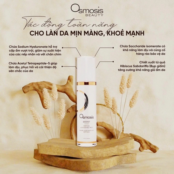xịt dưỡng osmosis boost peptide