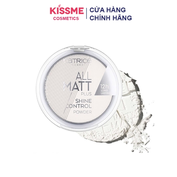 Phấn Phủ Kiềm Dầu Che Phủ Tốt Catrice All Matt Plus Shine Control Powder 10g