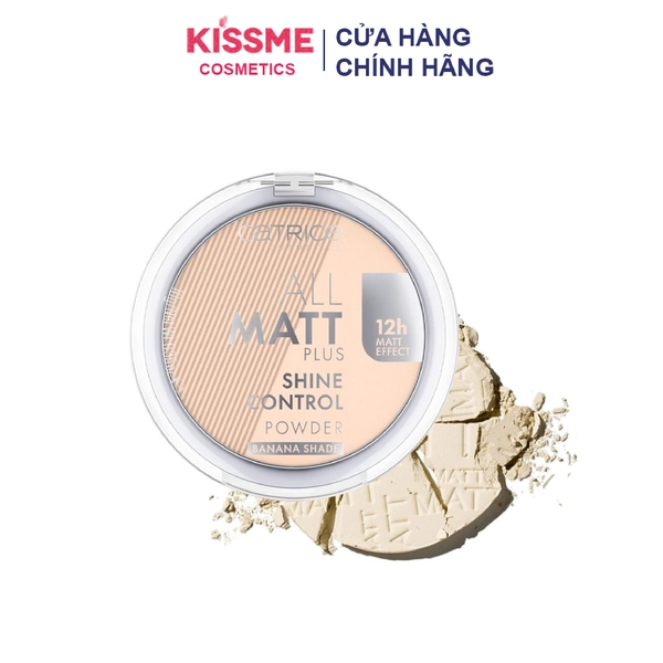 Phấn Phủ Kiềm Dầu Che Phủ Tốt Catrice All Matt Plus Shine Control Powder 10g