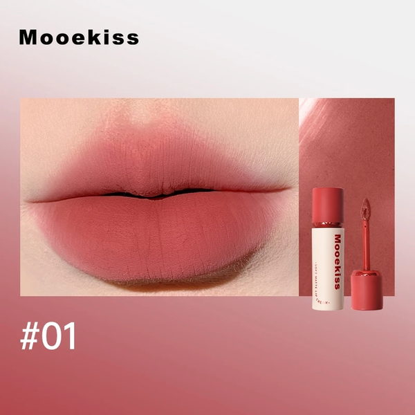 Son Kem Bùn Mịn Lì Mooekiss Nắp Đỏ