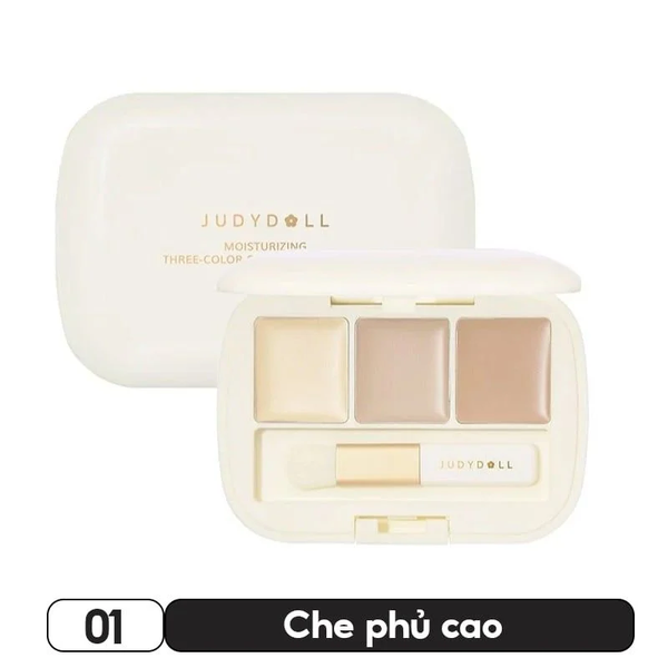 Che Khuyết Điểm Judydoll Three-Color Concealer Palette 2.7g
