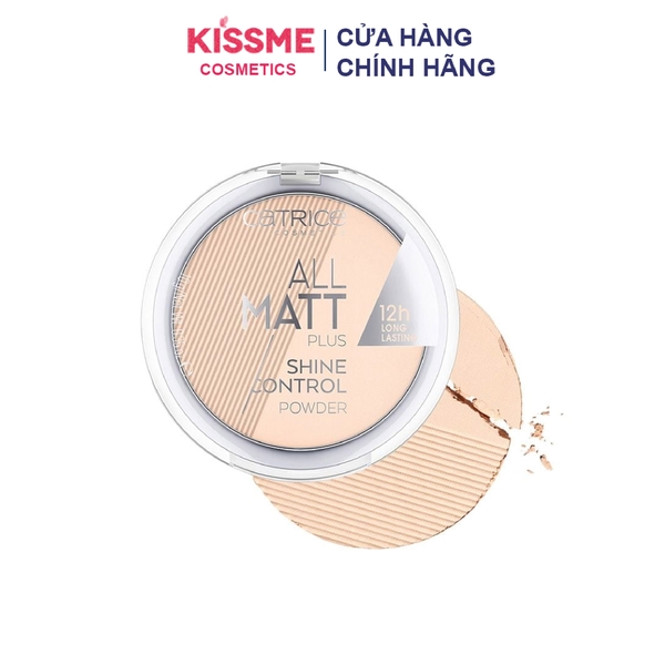 Phấn Phủ Kiềm Dầu Che Phủ Tốt Catrice All Matt Plus Shine Control Powder 10g