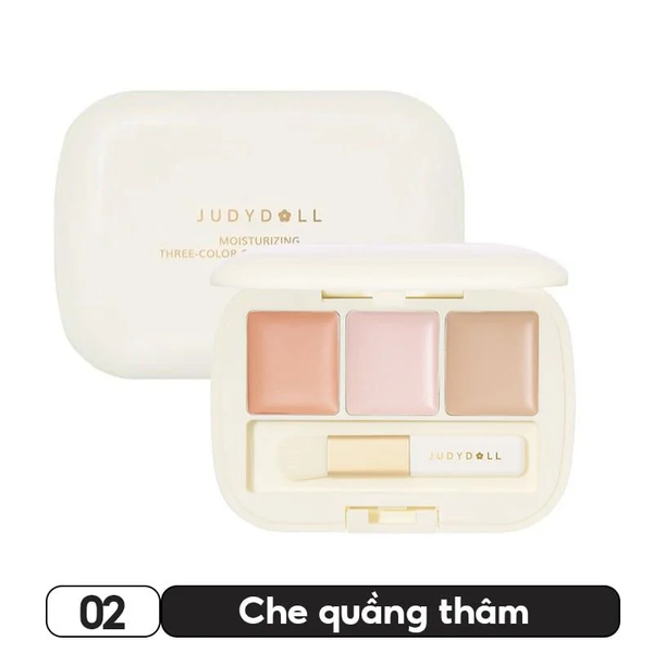 Che Khuyết Điểm Judydoll Three-Color Concealer Palette 2.7g