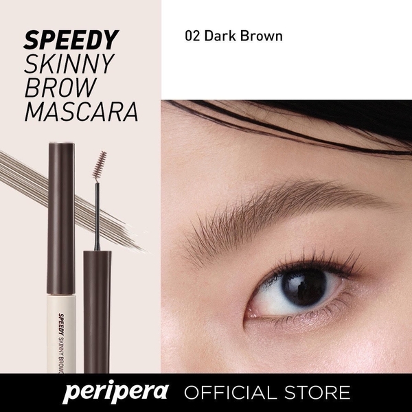 Mascara Lông Mày Peripera Speedy Skinny Brow Mascara 3g
