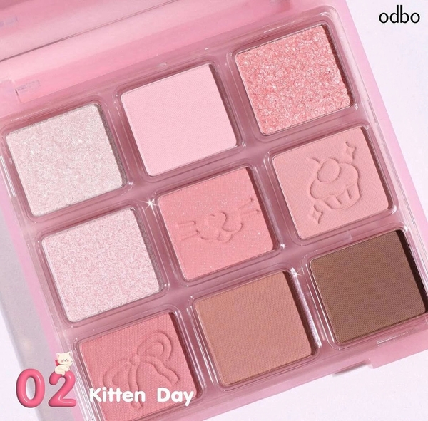Phấn Mắt 9 Ô Odbo Sweet Munch Eyeshadow Palette