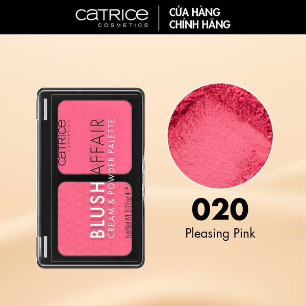 Phấn Má Catrice Blush Affair Cream & Powder Palette