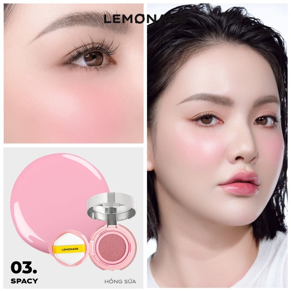 Má hồng căng bóng dạng phấn nước thuần chay Mirror Mirror Blush Cushion 5g