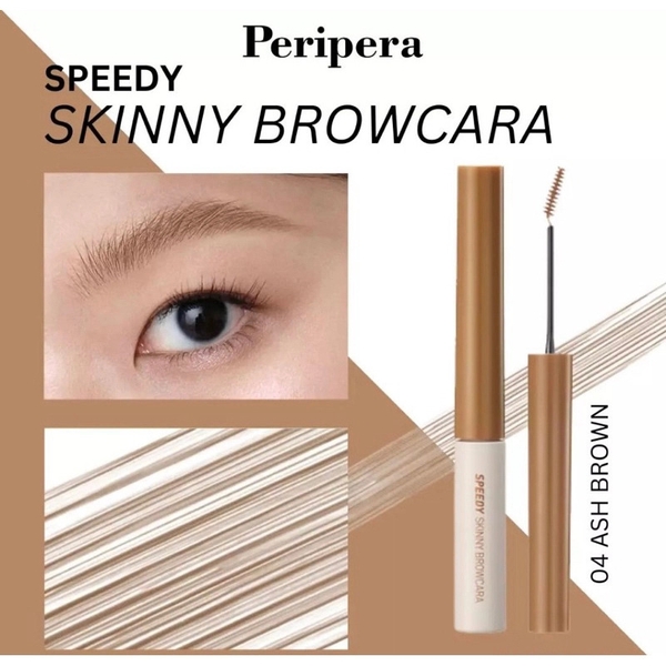Mascara Lông Mày Peripera Speedy Skinny Brow Mascara 3g