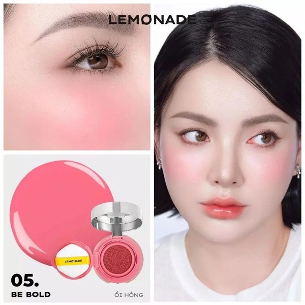 Má hồng căng bóng dạng phấn nước thuần chay Mirror Mirror Blush Cushion 5g