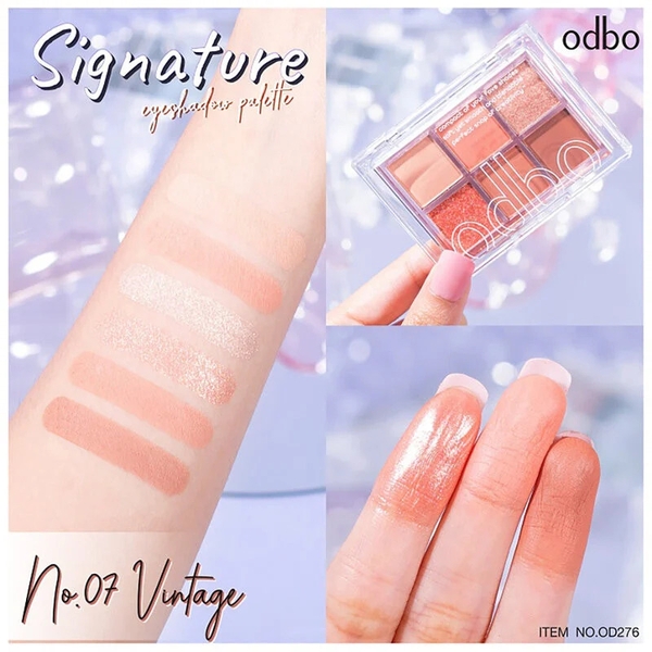 Phấn Mắt 6 Ô Odbo Signature Eyeshadow Palette