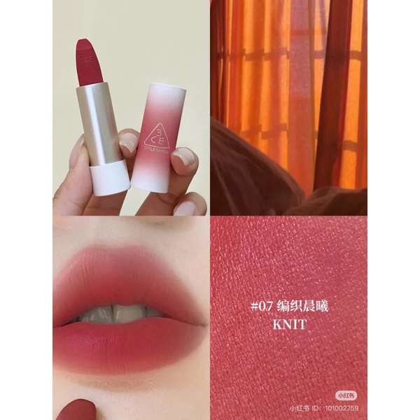 Son 3CE Cashmere Hug Me Lipstick