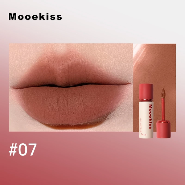 Son Kem Bùn Mịn Lì Mooekiss Nắp Đỏ