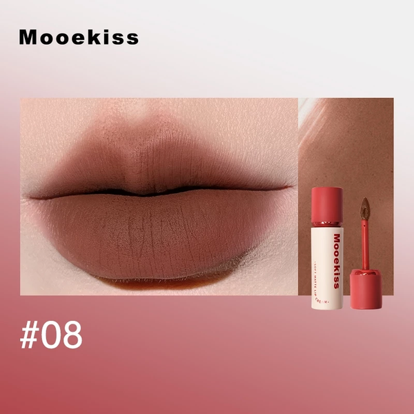 Son Kem Bùn Mịn Lì Mooekiss Nắp Đỏ