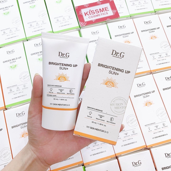 Kem chống nắng da dầu nâng tone DrG Brightening Up Sun+ SPF50+ PA+++ 50ml