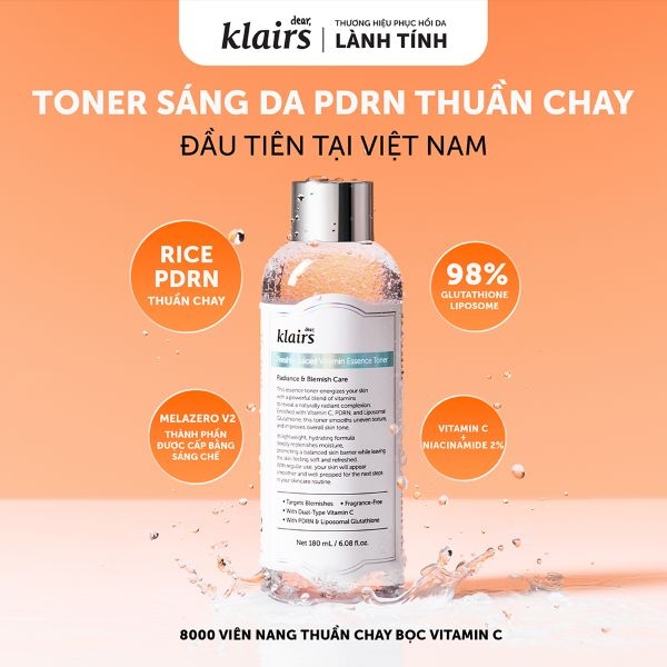 Toner dưỡng ẩm sáng da Klairs Vitamin
