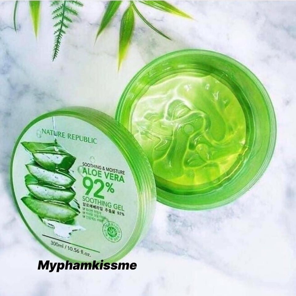 Gel dưỡng đa năng Lô Hội Nature Republic Soothing & Moisture Aloe Vera 92% Soothing Gel