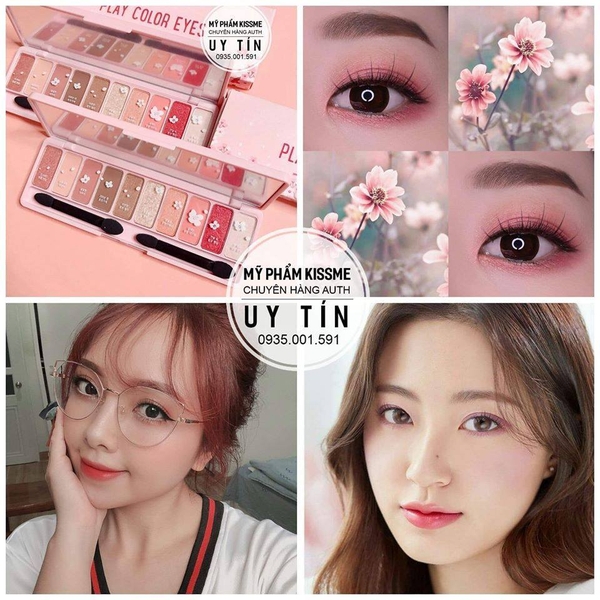 Bảng Phấn Mắt 10 Màu Etude House Play Color Eyes Cherry Blossom