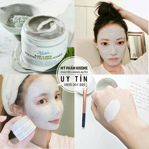 Mặt Nạ Đất Sét Kiehl's Rare Earth Deep Pore Cleansing Masque 125ml