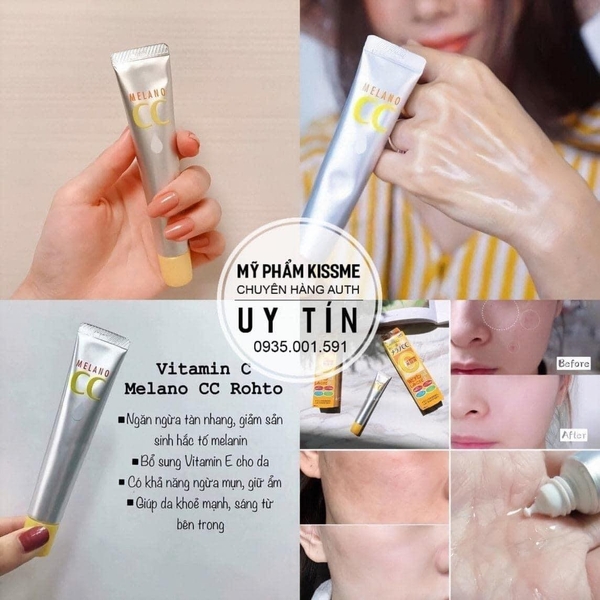 Serum dưỡng sáng da CC Melano Nhật Whitening Essence 20ml