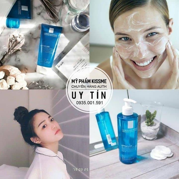 Sữa rửa mặt da dầu mụn La Roche-Posay Effaclar Purifying Foaming Gel Cleanser