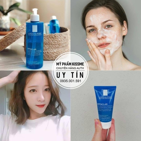 Sữa rửa mặt da dầu mụn La Roche-Posay Effaclar Purifying Foaming Gel Cleanser
