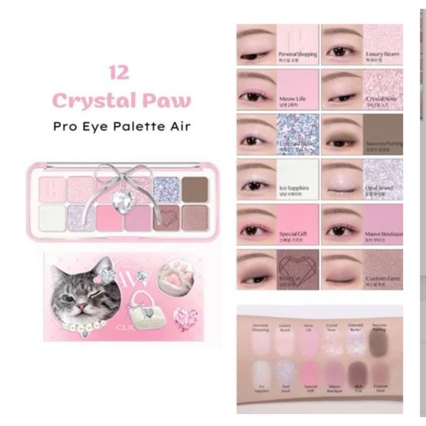 Phấn Mắt 12 ô Clio Pro Eye Palette Air 7g