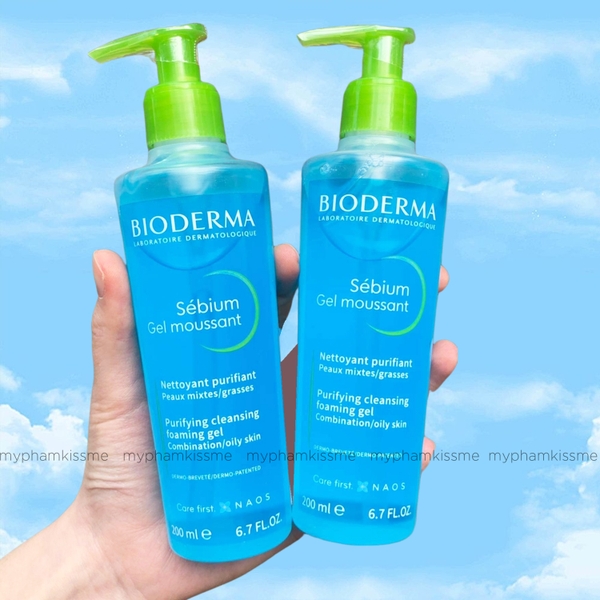 (HÀNG NHẬP KHẨU) Gel Rửa Mặt Bioderma Sébium Gel Moussant