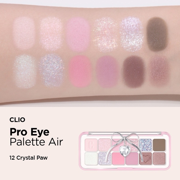 Phấn Mắt 12 ô Clio Pro Eye Palette Air 7g