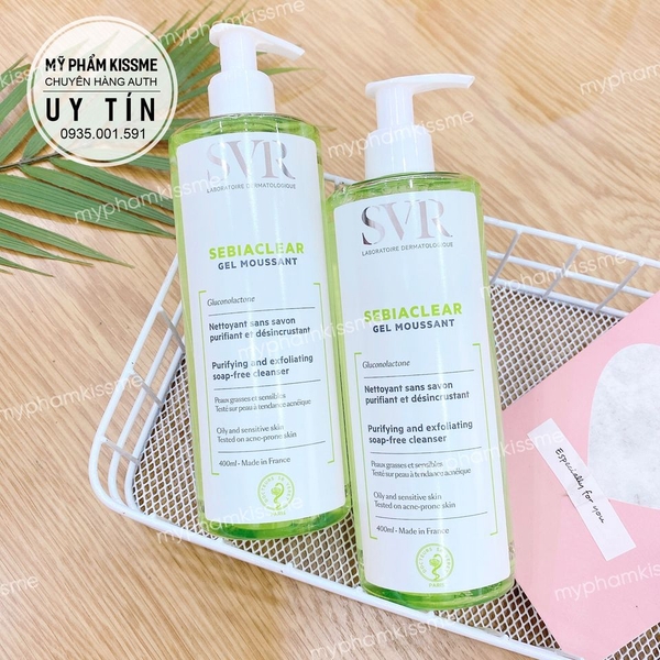 Sữa rửa mặt SVR Sebiaclear Gel Moussant 200ml-400ml