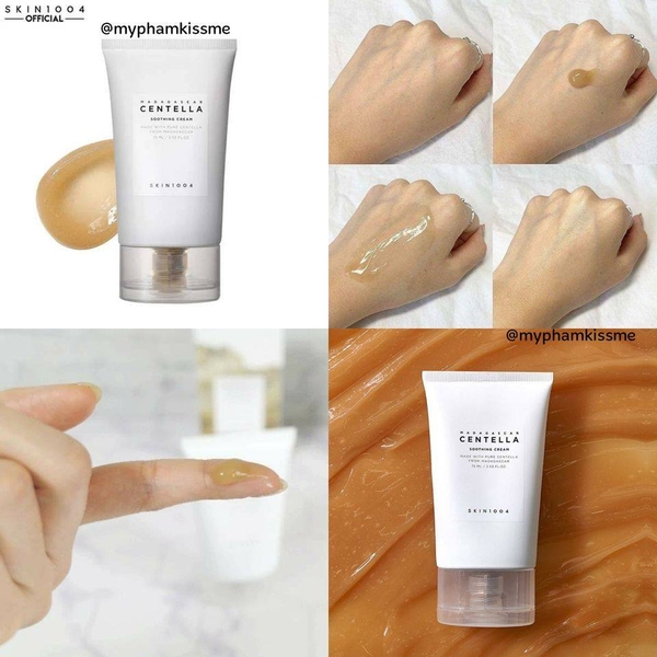 Kem dưỡng rau má phục hồi da Skin1004 Centella Madagascar Centella Cream/ Soothing Cream