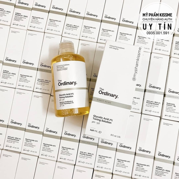 Toner Tẩy Da Chết Hóa Học The Ordinary Glycolic Acid 7% Toning Solution