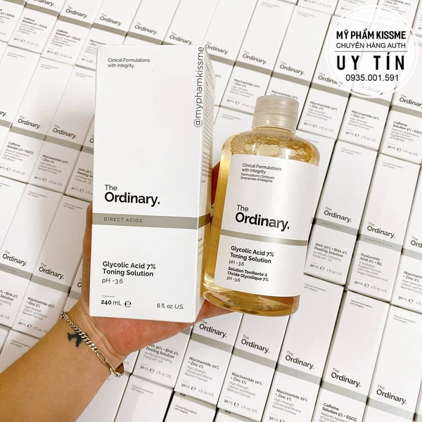 Toner Tẩy Da Chết Hóa Học The Ordinary Glycolic Acid 7% Toning Solution