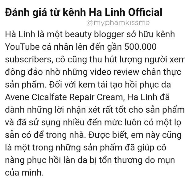 Kem dưỡng phục hồi da Avene Cicalfate Repair Cream 40ml
