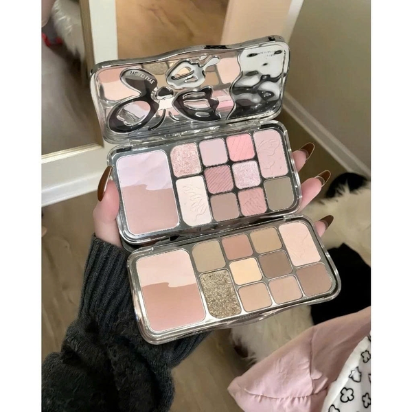 Phấn mắt 12 màu Hold Live tone hồng đa năng Mist Butterfly Shadow