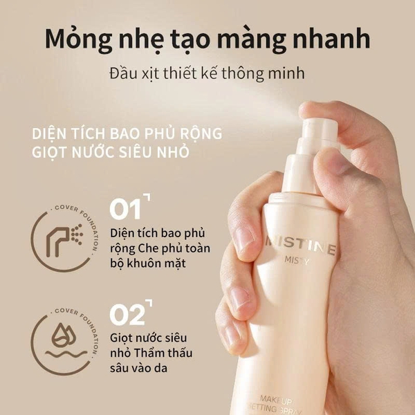 Xịt khóa nền Mistine
