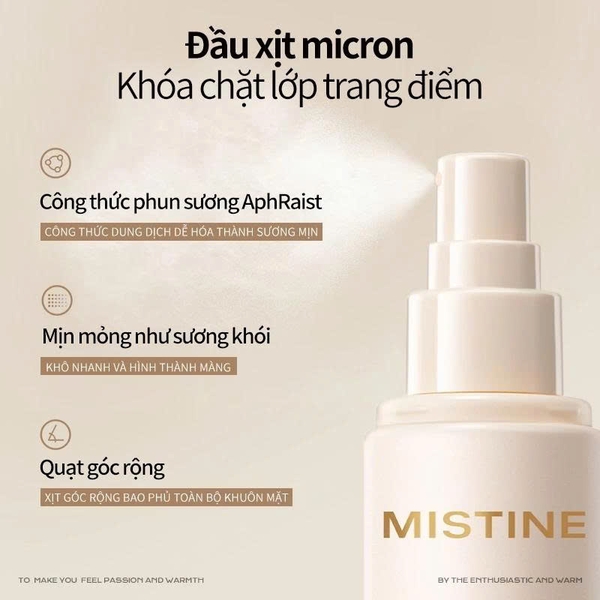 Xịt khóa nền Mistine