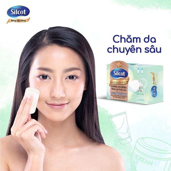 Bông Tẩy Trang Unicharm Silcot Premium Cao Cấp