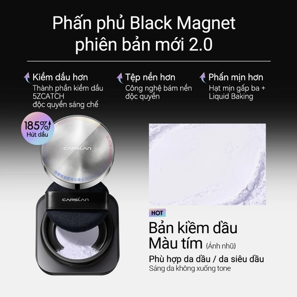Phấn Phủ Bột Kiềm Dầu Carlan Soft Focus Make-Up Powder 8g