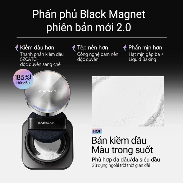 Phấn Phủ Bột Kiềm Dầu Carlan Soft Focus Make-Up Powder 8g