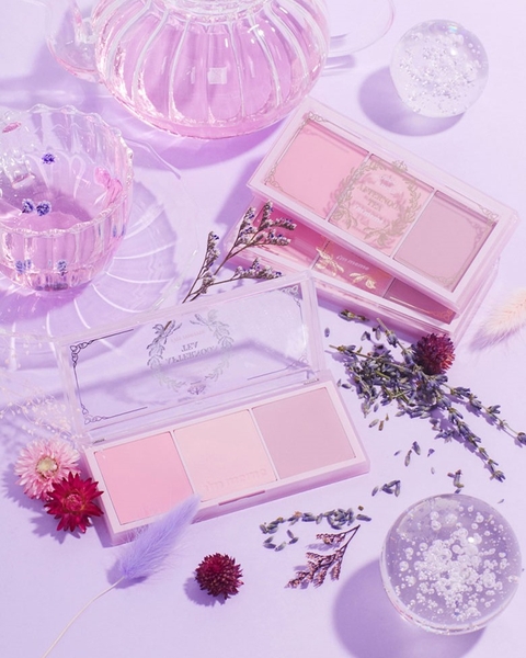 Bảng Phấn Má I'm Meme Afternoon Tea Blusher Palette - 05 Blossom Tea Blended