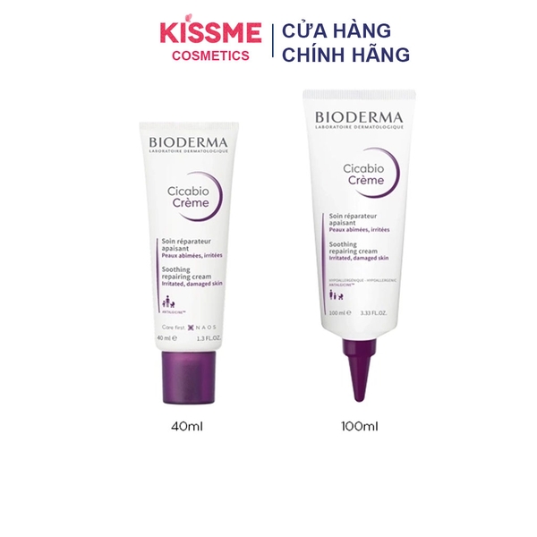 Kem Dưỡng Phục Hồi Da Bioderma Cicabio Soothing Repairing Cream