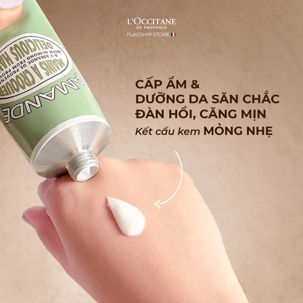 Kem dưỡng tay chiết xuất hạnh nhân L’Occitane Almond Hand Cream 30ml