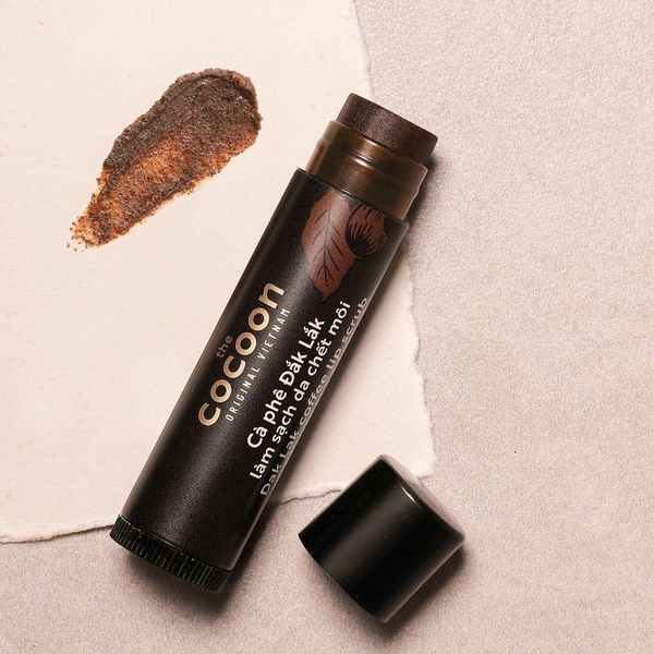 Tẩy Tế Bào Chết Môi Cocoon Cà Phê Dak Lak Coffee Lip Scrub 5g