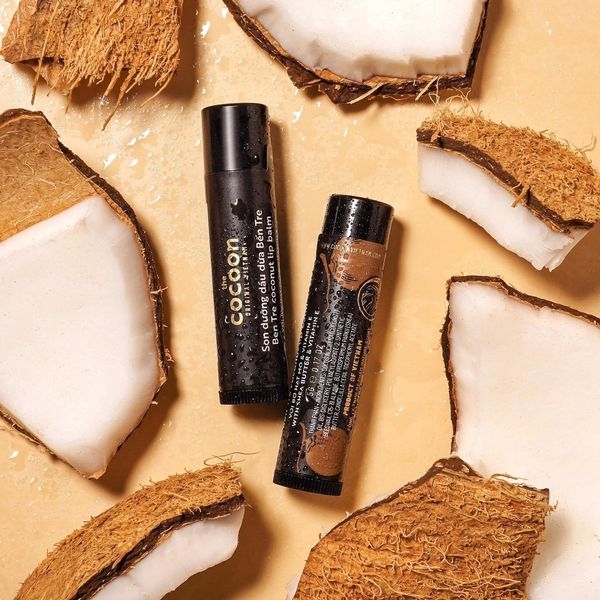 Son Dưỡng Dầu Dừa Cocoon Ben Tre Coconut Lip Balm 5g