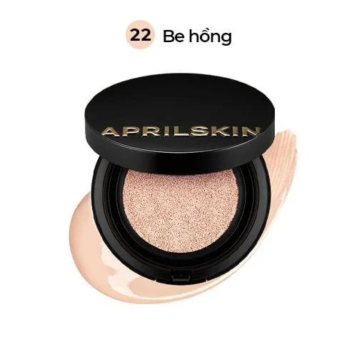 Phấn Nước Che Khuyết Điểm Aprilskin Đen Magic Snow Cushion