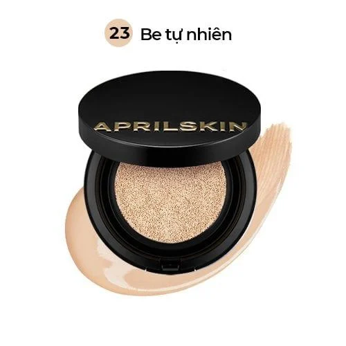 Phấn Nước Che Khuyết Điểm Aprilskin Đen Magic Snow Cushion